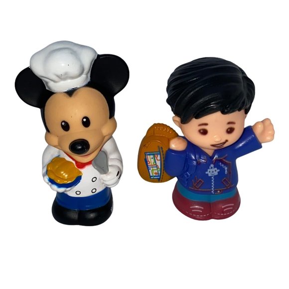 Fisher-Price Set of 5 Little People Mickey Mouse Chef - Picture 4 of 6